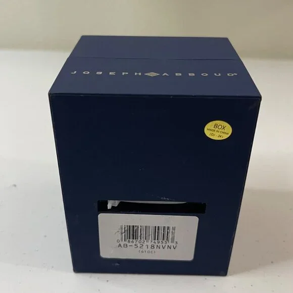 Joseph Abboud Silver-Tone, Blue Strap, Blue Dial, Mens Watch In Original Box - Picture 13 of 13